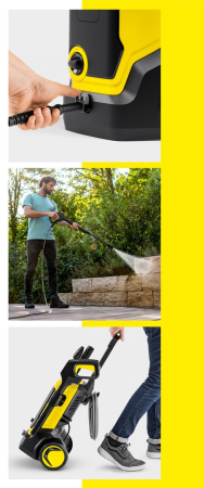 Aparat de Spalat cu Presiune KARCHER K 6 Flex Home, 2200 W, 160 bar, 510 l/h, pentru exterior si auto, Galben pukika.ro [4]