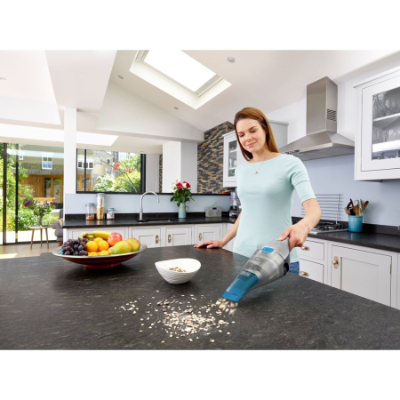 Aspirator de mana BLACK+DECKER NVC215WA-QW, 15.5 W, capacitate 0.385 L, Albastru pukika.ro [3]