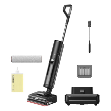 Aspiratoare - Aspirator fara fir Dreame H15 Pro, 560 W, autonomie 60 min, multi-suprafete, accesorii incluse, Negru pukika.ro