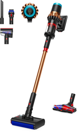Aspiratoare - Aspirator fara fir Dyson V16 2-in-1, 315 AW, autonomie 70 min, LCD, capacitate 1.3 L, accesorii incluse, Negru pukika.ro