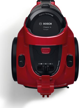 Aspirator fara sac Bosch Serie 2 BGC05AAA2, 700 W, capacitate 1.5 l, Rosu pukika.ro [2]
