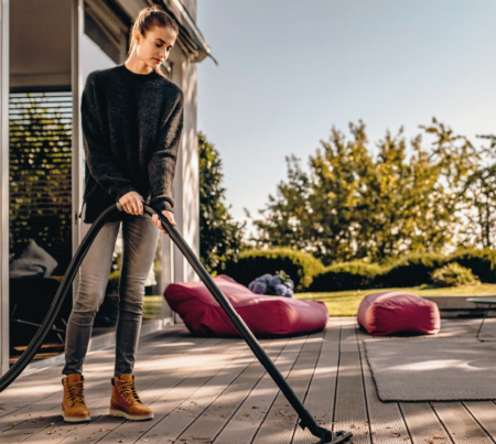 Aspirator umed-uscat KARCHER WD 4 1.628-260.0, 1000 W, capacitate 20 l, Galben pukika.ro [4]