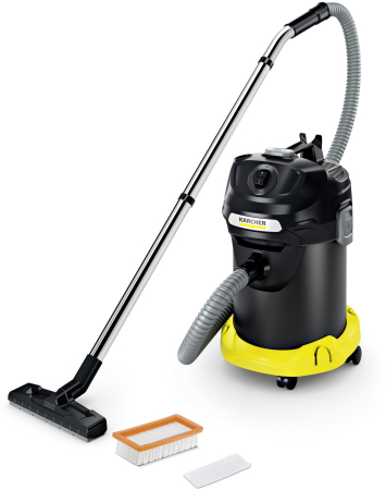 Aspiratoare - Aspirator uscat KARCHER AD 4 1.629-731.0, 600 W, capacitate 17 l, Negru pukika.ro
