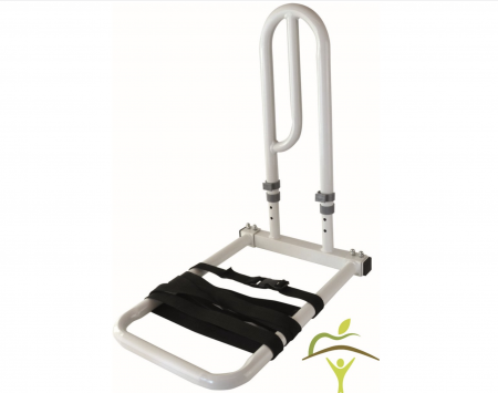Manere de Siguranta - Balustrada pentru pat, din otel, greutate maxima 60 Kg, Alb