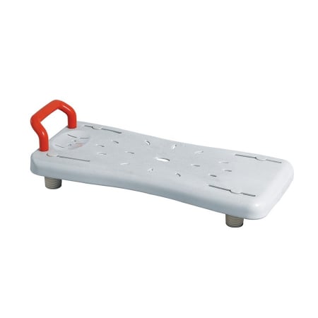 Scaune de Baie - Banca pentru baie Vitae Care, forma dreptunghiulara, greutate maxima 100 Kg, Alb/rosu pukika.ro