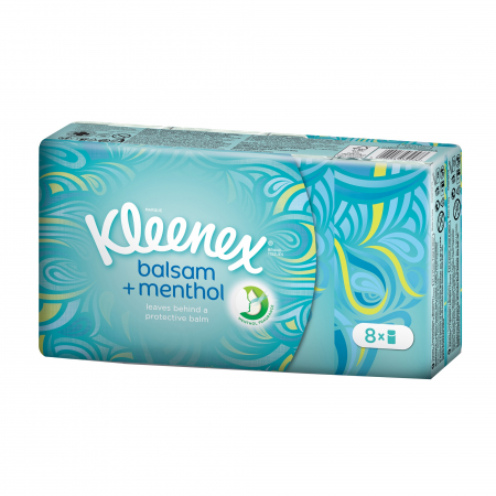 Promotii - Batiste igienice uscate Kleenex HNK Natural Fresh, 8 pachete cu 9 batiste