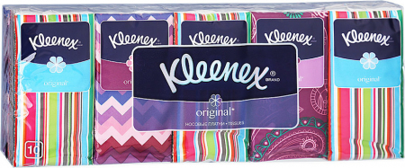 Promotii - Batiste igienice uscate Kleenex HNK Original, 10 pachete cu 10 batiste