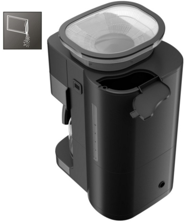 Cafetiera Automata Krups Aroma Partner KM832810, 1000 W, Touch, Cafea, Rezervor 1.25 L, Negru pukika.ro [2]