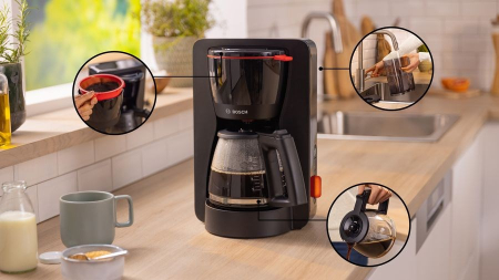 Cafetiera Bosch MyMoment TKA3M133, 1200 W, Rezervor 1.4 L, Negru pukika.ro [3]