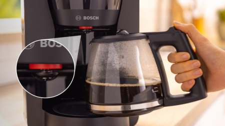 Cafetiera Bosch TKA2M113, 1200 W, Rezervor 1.25 L, Negru pukika.ro [3]