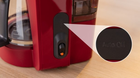 Cafetieră Bosch TKA2M114, 1200 W, 1.25 L, Filtru Permanent, Sistem Anti-Picurare, Oprire Automată, Roșu pukika.ro [1]