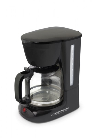 Promotii - Cafetiera Esperanza EKC005, 950 W, Rezervor 1.8 L, Negru pukika.ro