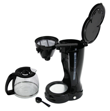 Cafetieră Esperanza EKC009, 800 W, Cafea, Rezervor 1.5 L, Negru pukika.ro [3]