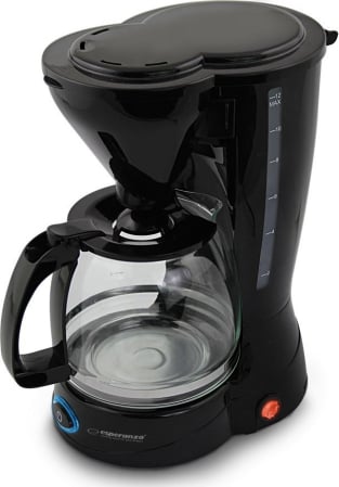 Alte produse - Cafetieră Esperanza EKC009, 800 W, Cafea, Rezervor 1.5 L, Negru pukika.ro