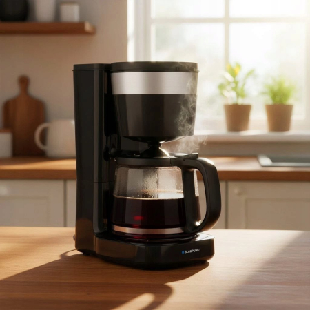 Cafetiera Manuala Blaupunkt, 900 W, Rezervor 1.5 L, Negru pukika.ro [3]