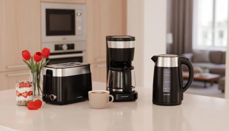 Cafetiera Manuala Blaupunkt, 900 W, Rezervor 1.5 L, Negru pukika.ro [2]