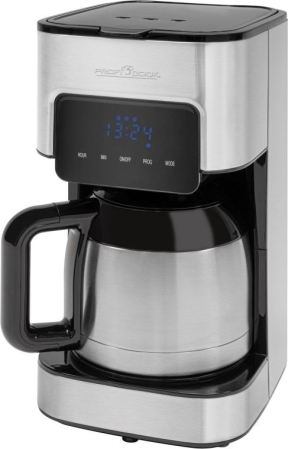 Alte produse - Cafetiera Manuala Proficook PC-KA 1191, 800 W, Touch, Rezervor 1.2 L, Argintiu pukika.ro