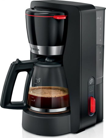 Aparate Cafea - Cafetiera Semi-Automata Bosch, 1200 W, Rezervor 1.37 L, Negru pukika.ro