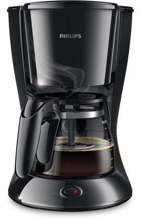 Aparate Cafea - Cafetiera Semi-Automata Philips Daily Collection HD7461/20, 1000 W, Cafea, 1.2 L, Negru pukika.ro