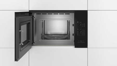 Cuptor cu Microunde Incorporabil Bosch Serie 4, 800 W, 20 L, Negru pukika.ro [2]