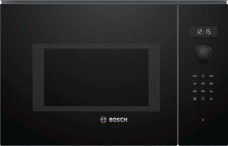 Cuptoare cu Microunde - Cuptor cu Microunde Incorporabil Bosch Serie 6, 900 W, 25 L, Grill, Negru pukika.ro