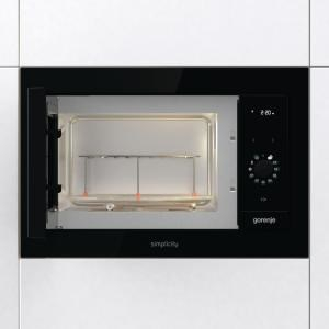 Cuptor cu Microunde Incorporabil Gorenje, 900 W, 23 L, Touch, Grill, Negru pukika.ro [5]