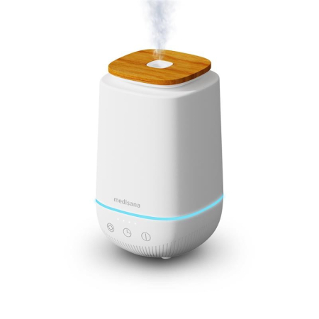 Aparate Aromaterapie si Wellness - Difuzor Aromaterapie Medisana, 200 ml, LED, Timer, Alb pukika.ro