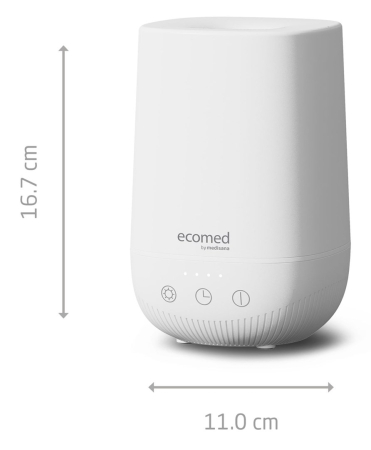 Difuzor Aromaterapie Medisana, LED, ultrasunete, Alb pukika.ro [1]