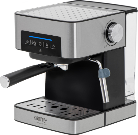 Alte produse - Espressor Automat Adler CR 4410, 850 W, 15 bar, Espresso, Cappuccino, Touch, Rezervor 1.6 L, Gri pukika.ro