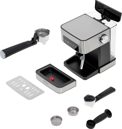 Espressor Automat Adler CR 4410, 850 W, 15 bar, Espresso, Cappuccino, Touch, Rezervor 1.6 L, Gri pukika.ro [6]