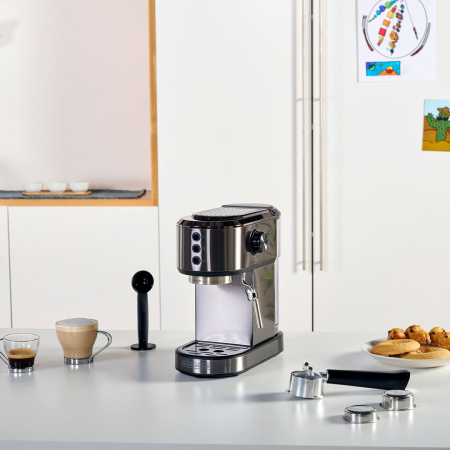 Espressor Automat Black+Decker ES9200090B, 1350 W, 20 bar, Gri pukika.ro [7]