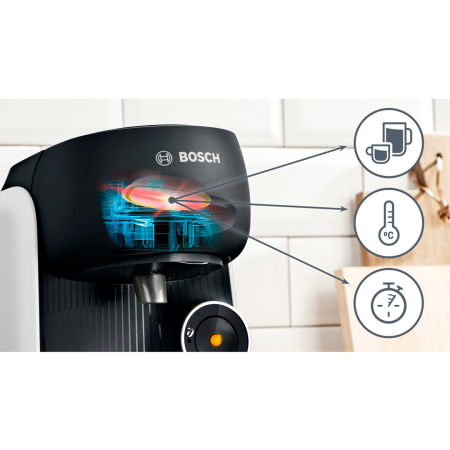 Espressor Automat Bosch Tassimo Finesse, 1400 W, Touch, Rezervor 0.7 L, Alb pukika.ro [2]