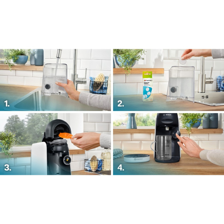 Espressor Automat Bosch Tassimo Finesse, 1400 W, Touch, Rezervor 0.7 L, Alb pukika.ro [5]