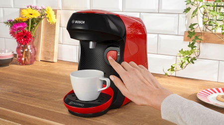 Espressor Automat Bosch Tassimo Happy, 1400 W, Touch, Rezervor 0.7 L, Rosu pukika.ro [3]