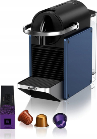 Aparate Cafea - Espressor Automat cu Capsule DeLonghi Pixie Nespresso EN127.BL, 1260 W, 19 bar, Rezervor 1 L, Albastru pukika.ro