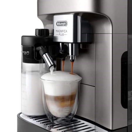 Espressor Automat De’Longhi Dinamica Plus ECAM 320.70.TB, 1450 W, 15 bar, Ecran TFT, LatteCrema, 1.9 L, Titanium Black pukika.ro [4]