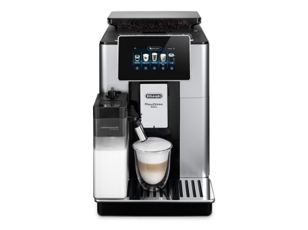 Aparate Cafea - Espressor Automat De’Longhi ECAM 610.55.SB PrimaDonna, 1450 W, 19 bar, Sistem LatteCrema, Display TFT Touch 4.3”, 2.2 L, Argintiu/Negru pukika.ro