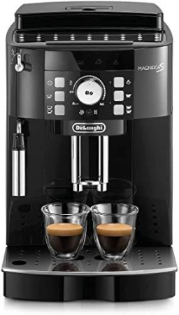 Espressor Automat De’Longhi Magnifica ECAM 21.110.B, 1450W, 15 Bar, Rasnita Integrata, Cafea, Espresso, Cappuccino, Spumare Manuala, Rezervor 1.8 L, Negru pukika.ro [2]