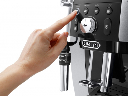 Espressor Automat De’Longhi Magnifica S Smart ECAM 250.23.SB, 1450W, 15 Bar, Cappuccino System, 1.8 L, Argintiu/Negru pukika.ro [2]