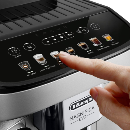 Espressor Automat DeLonghi, 1450 W, 15 bar, Touch, Rezervor 1.8 L, Gri pukika.ro [3]