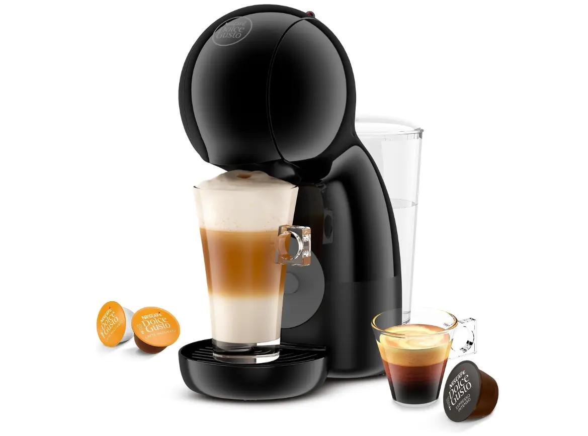 Promotii - Espressor Automat DeLonghi Dolce Gusto EDG110.AB, Espresso și Cappuccino, LatteCrema, 15 Bar, Negru pukika.ro