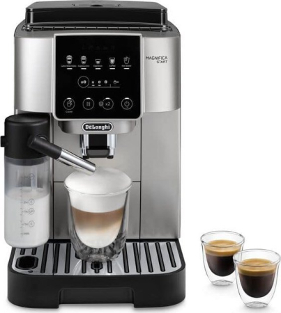 Aparate Cafea - Espressor Automat DeLonghi Magnifica, 1450 W, 15 bar, Touch, Rezervor 1.8 L, Gri pukika.ro