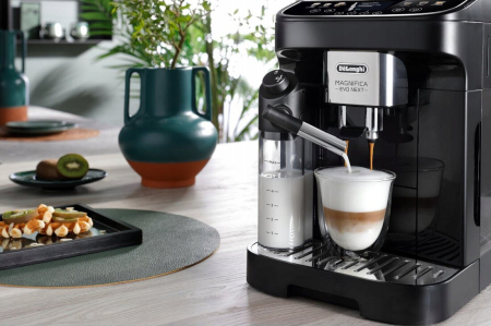 Espressor Automat DeLonghi Magnifica Evo Next ECAM310.60.GB, 1450 W, 15 bar, Touch, Rezervor 1.8 L, Negru pukika.ro [1]