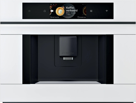 Aparate Cafea - Espressor Automat Incorporabil Bosch Serie 8 CTL7181W0, 1600 W, 19 bar, Touch, Rezervor 2.4 L, Alb pukika.ro