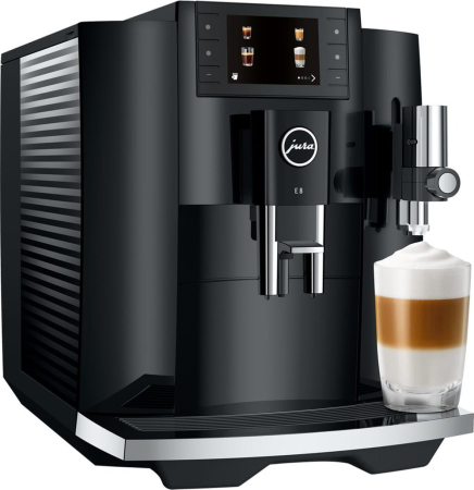 Espressor Automat Jura E8, 1450 W, 15 bar, Rezervor 1.9 L, Piano Black pukika.ro [2]