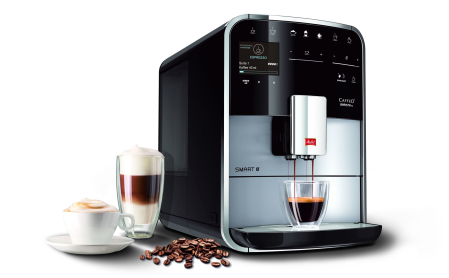 Espressor Automat Melitta Barista TS Smart F85/0-101, 15 Bar, 1450 W, Touch, Cafea macinata, Cappuccino, Latte Macchiato, Rezervor 1.8 L, Negru/Inox pukika.ro [2]