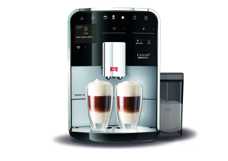 Promotii - Espressor Automat Melitta Barista TS Smart F85/0-101, 15 Bar, 1450 W, Touch, Cafea macinata, Cappuccino, Latte Macchiato, Rezervor 1.8 L, Negru/Inox pukika.ro
