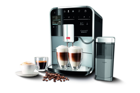 Espressor Automat Melitta Barista TS Smart F85/0-101, 15 Bar, 1450 W, Touch, Cafea macinata, Cappuccino, Latte Macchiato, Rezervor 1.8 L, Negru/Inox pukika.ro [1]