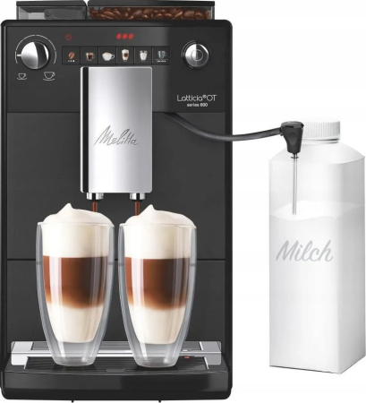 Alte produse - Espressor Automat Melitta F300-103, 1450 W, Cappuccino, Latte, Rezervor 1.5 L, Negru pukika.ro
