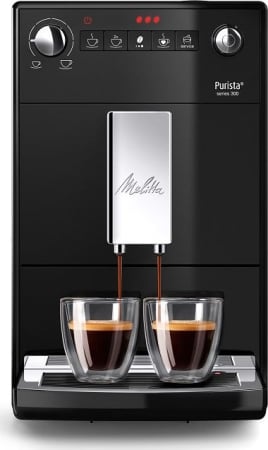 Promotii - Espressor Automat Melitta Purista F23/0-102, 15 Bar, 1450 W, Cafea Boabe, Espresso, Americano, Rezervor 1.2 L, Negru pukika.ro